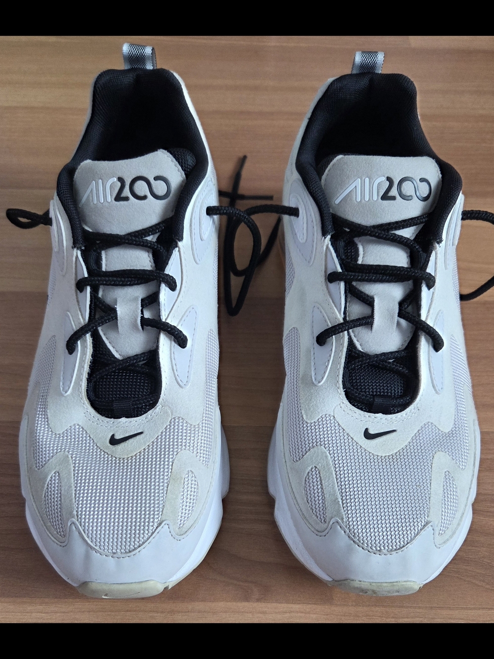 Nike Air Max 200, Men's Shoe, Size 8, AQ2568-002 in Vast Gray/White